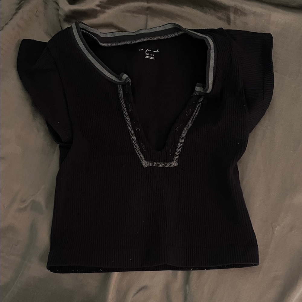 Urban Outfitters Black Crop Top